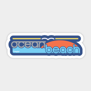 Ocean Beach Sticker